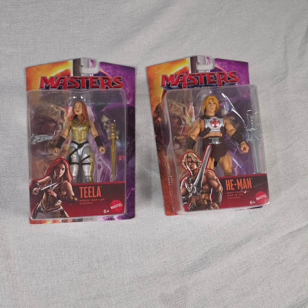 MOTU 2026 Movie He-Man & Teela 5.5in Figures Mattel
